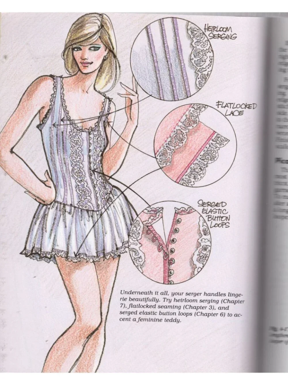 Know Your Serger Naomi Baker & Tammy Young Serging Techniques Paperback 1992